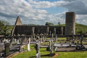 Drumlane Abbey and Round Tower